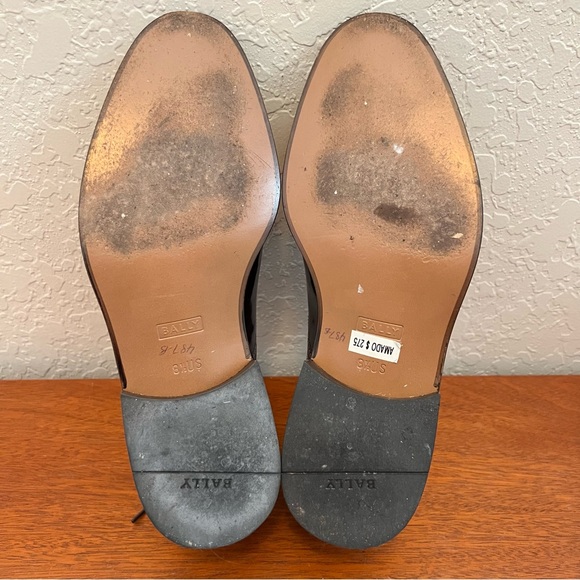 Bally Mens Dark Brown Cap Toe Oxfords Size 8.5 - Picture 16 of 16